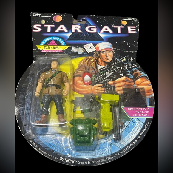 Other - Vintage Stargate Action‎ Figure Daniel Archaeologist New In Package 1994